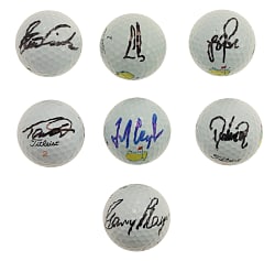 Hall of Fame and Stars Signed Golf Ball Collection (7) - PSA/DNA