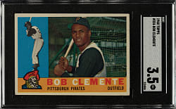 1960 Topps #326 Roberto Clemente SGC VG+ 3.5
