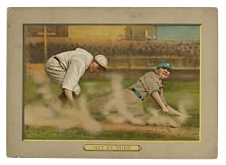 1911 T3 Turkey Red #43 Out At Third