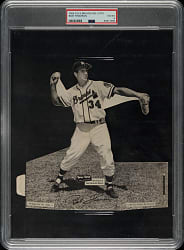 1955 Spic and Span Braves Die-Cuts Bob Thomson PSA VG-EX 4