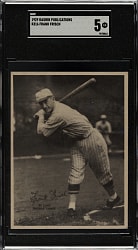 1929 R316 Kashin Publications Frank Frisch SGC EX 5