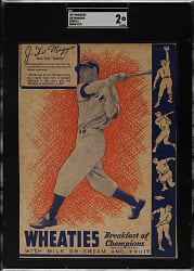 1937 Wheaties Series 8 Joe DiMaggio SGC GOOD 2