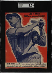 1937 Wheaties Series 7 #29I Joe DiMaggio SGC GOOD+ 2.5