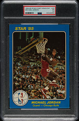 1984-1985 Star Company Basketball "Court Kings 5 x 7" #26 Michael Jordan Rookie PSA FAIR 1.5