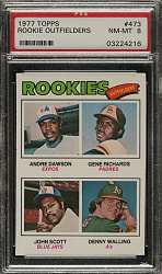 1977 Topps #473 Andre Dawson Rookie PSA NM-MT 8