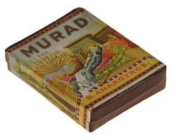 Circa 1910 Original Murad Cigarette Box Including T51 Card