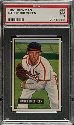 1951 Bowman #86 Harry Brecheen PSA NM 7
