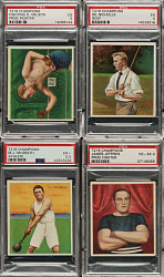 Circa 1910 T218 Mecca "Champion Athletes and Prize Fighters" PSA-Graded Collection (18)