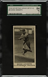 1916 M101-4 Sporting News #3 Eddie Ainsmith SGC NM 84