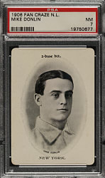 1906 Fan Craze American League Mike Donlin PSA NM 7