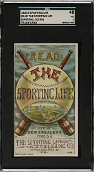 1880s Sporting Life Read the Sporting Life SGC VG 40