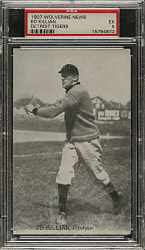 1907 Wolverine News Postcard Ed Killian PSA EX 5