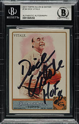 Signed 2011 Topps Allen & Ginter Basketball #136 Dick Vitale - Beckett