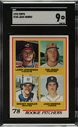 1978 Topps #703 Jack Morris Rookie SGC MINT 9