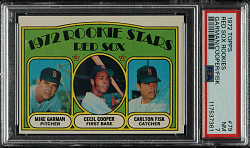1972 Topps #79 Carlton Fisk Rookie PSA NM 7