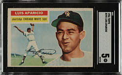 1956 Topps #292 Luis Aparicio Rookie SGC EX 5