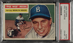 1956 Topps #260 Pee Wee Reese EX-MT 6