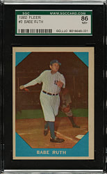 1960 Fleer All-Time Greats #3 Babe Ruth SGC NM+ 86