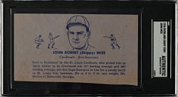 1936 R301 Overland Candy Johnny Mize SGC Authentic