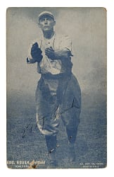 Signed 1928 Exhibits Edd Roush