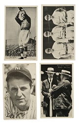 1936 R313 National Chicle "Fine Pen" and R314 Goudey "Wide Pen" Premiums Collection (16) Including Foxx, Frisch, Mack, and Harris