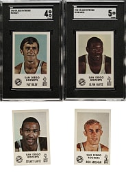 1968-1969 Jack in The Box San Diego Rockets Basketball Complete Set (14)