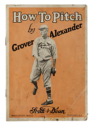 Circa 1927 "How to Pitch" by Grover Alexander Instructional Booklet