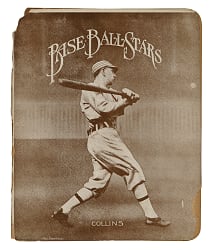 Circa 1910s Baseball Stars Notebook with Eddie Collins on Cover