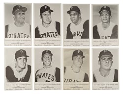 1969 Greiner Tires Pittsburgh Pirates Complete Set (8)