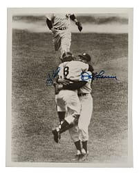 Yogi Berra and Don Larsen Signed Photograph