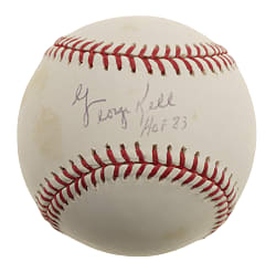 George Kell Single-Signed Baseball with "HOF 83" Inscription PSA/DNA GEM MINT 10