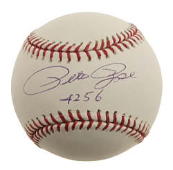 Pete Rose Single-Signed Baseball with "4256" Inscription PSA/DNA GEM MINT 10