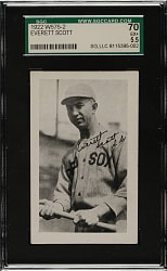 1922 W575-2 Everett Scott SGC EX+ 70