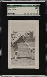 1922 W575-2 Zeb Terry SGC EX 60