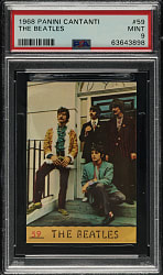 1968 Panini Cantanti #59 The Beatles PSA MINT 9