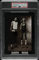 1988 Nike Poster Cards Basketball Michael Jordan and Spike Lee PSA VG-EX 4