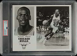 Circa 1980s Michael Jordan Team Issued Photograph PSA/DNA Type III