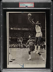 1982 Michael Jordan Associated Press Wire Photograph PSA/DNA Type III