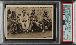 1936 Muratti Cigarettes Die XI Olympiade Berlin #85 Ralph Metcalfe/Jesse Owens/Frank Wykoff PSA GOOD 2