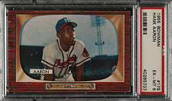 1955 Bowman #179 Hank Aaron EX-MT 6
