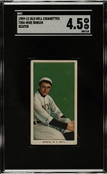 1909-1911 T206 White Border Mike Donlin Seated SGC VG/EX+ 4.5 - Old Mill Back