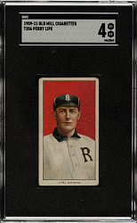 1909-1911 T206 White Border Perry Lipe Southern Leaguer SGC VG/EX 4 - Old Mill Back