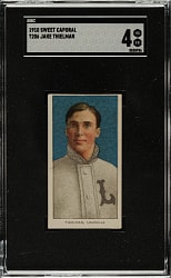 1909-1911 T206 White Border Jake Thielman SGC VG/EX 4