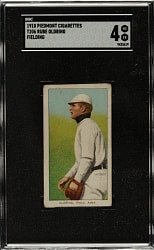 1909-1911 T206 White Border Rube Oldring Fielding SGC VG/EX 4