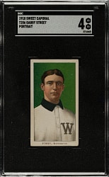 1909-1911 T206 White Border Gabby Street Portrait SGC VG/EX 4