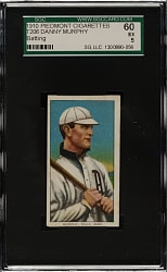 1909-1911 T206 White Border Danny Murphy Batting SGC EX 60