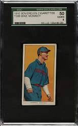 1909-1911 T206 White Border Mike Mowrey SGC VG/EX 50 - Sovereign 350 Back