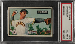 1951 Bowman #166 Stan Rojek PSA NM-MT 8