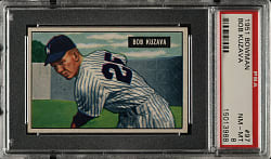 1951 Bowman #97 Bob Kuzava PSA NM-MT 8