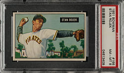1951 Bowman #166 Stan Rojek PSA NM-MT 8